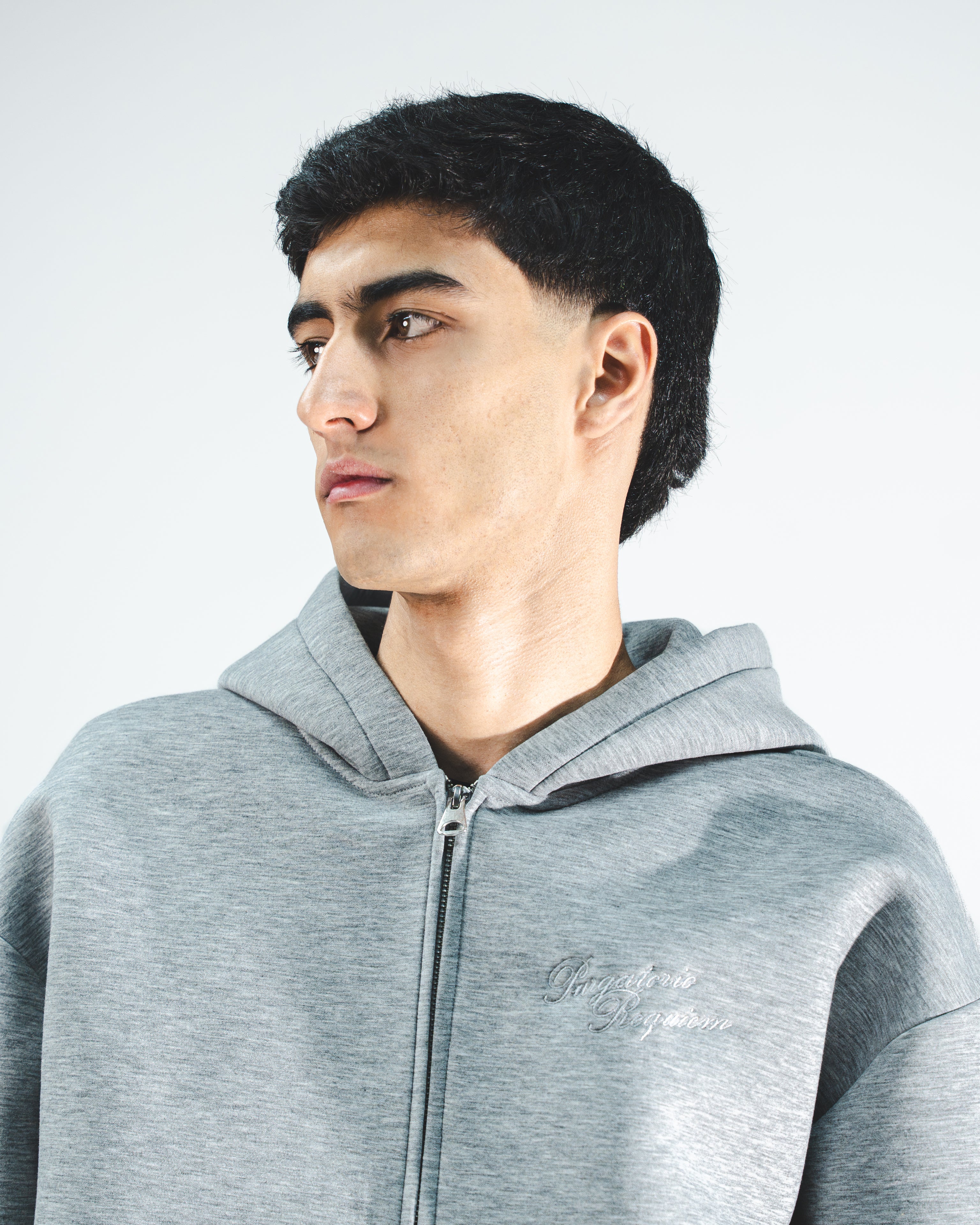 BASIC HOODIE PREMIUM GRAY
