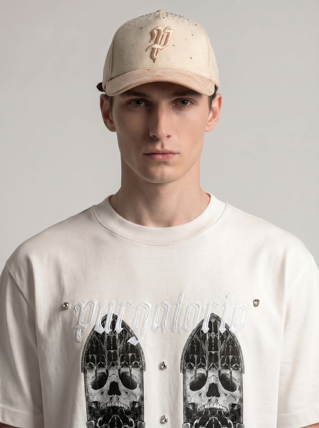 HAT LUXE BEIGE CRISTAL