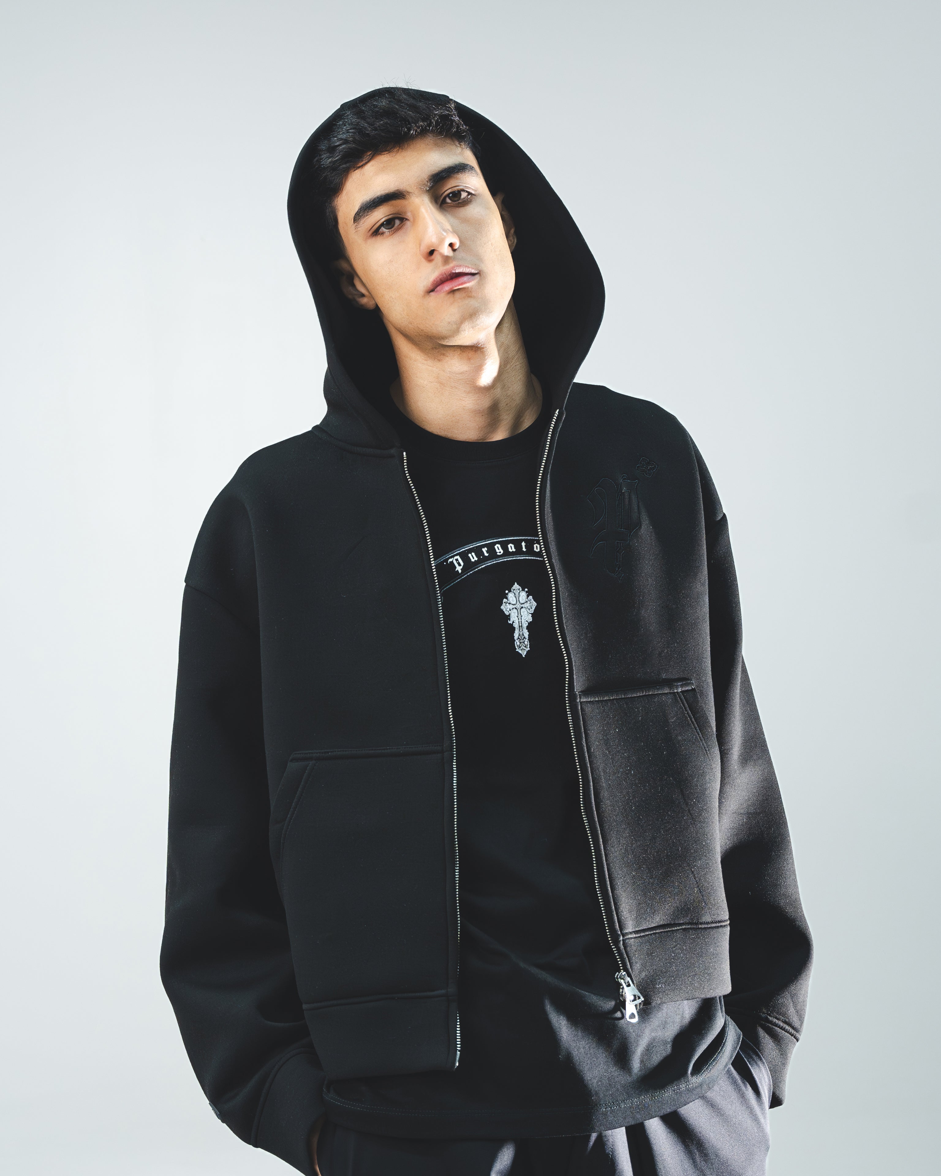 BASIC HOODIE PREMIUM BLACK