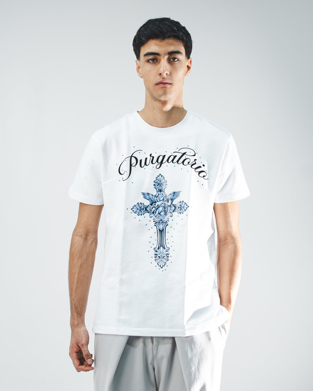 T-SHIRT REGULAR BLUE GEMINIS