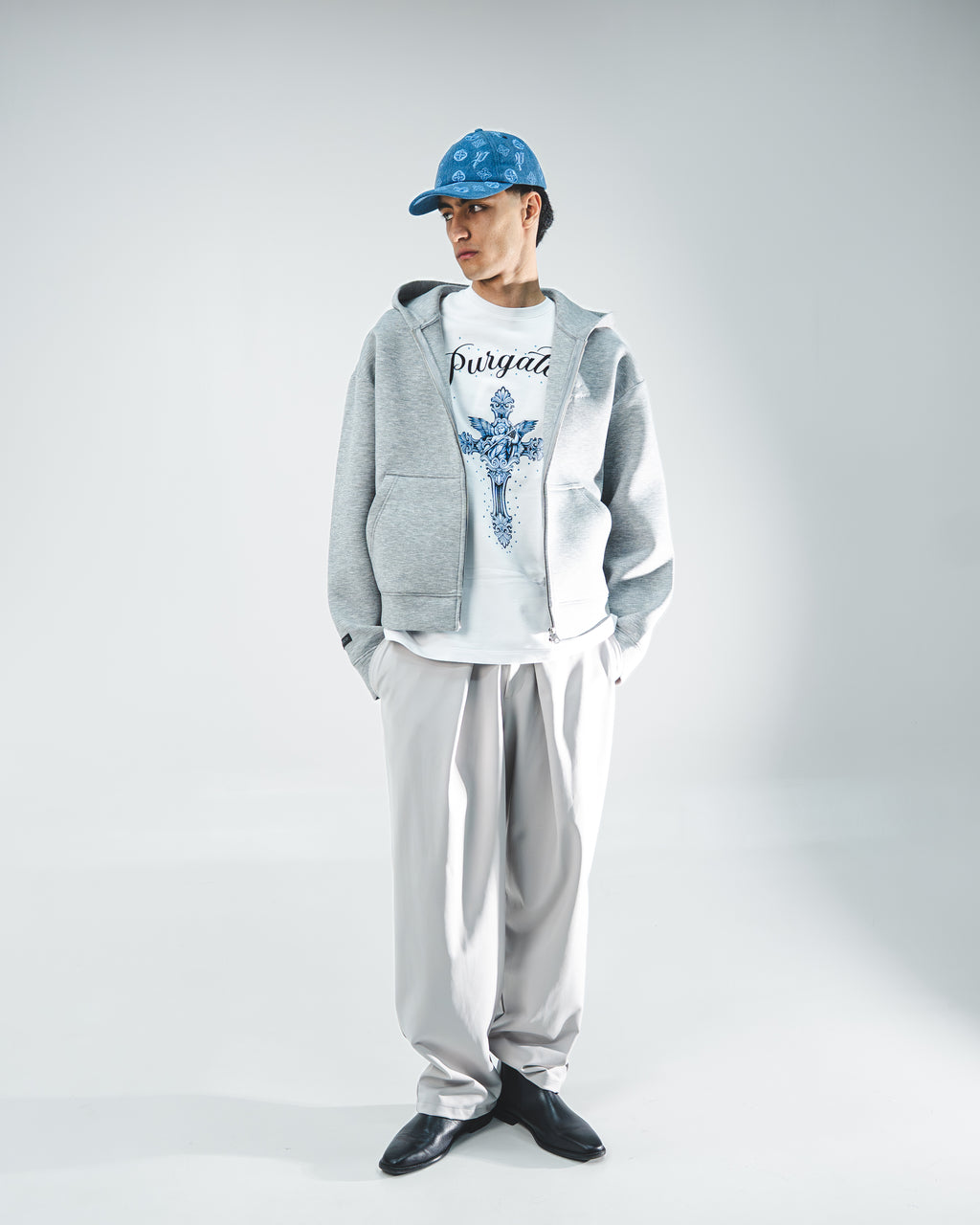 T-SHIRT REGULAR BLUE GEMINIS
